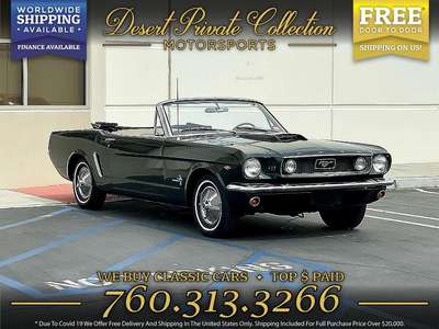 1965 Ford Mustang Power Top Power Steering