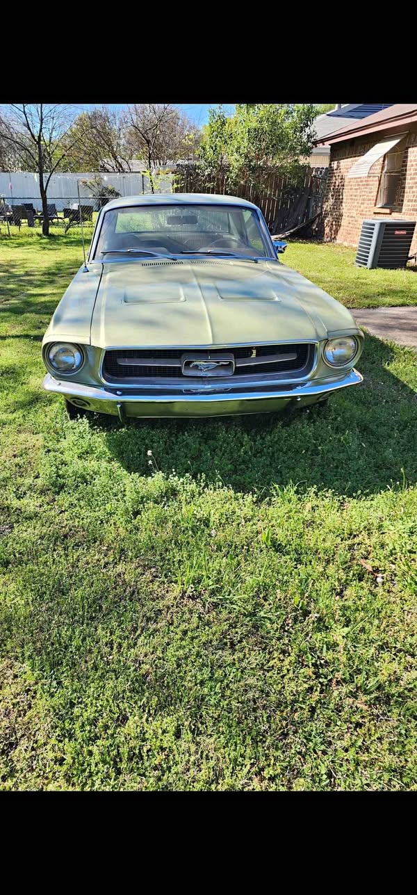Restored beautiful 1967 Ford mustang coupe w\/3 speed