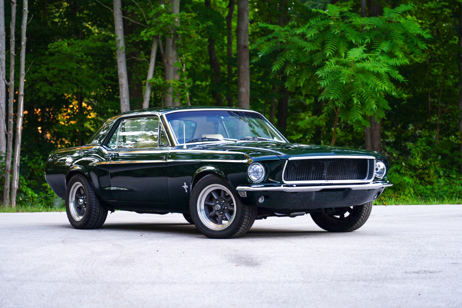1968 Ford Mustang Highland Green C4 Auto Bilstein Wilwood...