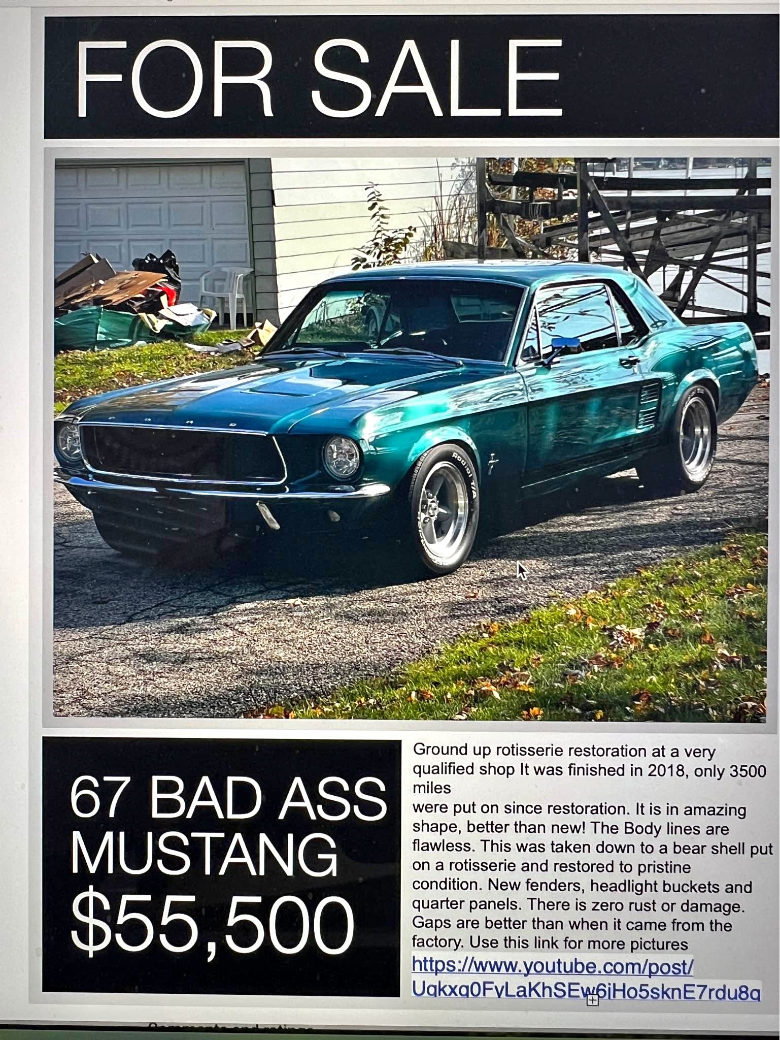 1967 Ford Mustang - Coupe 2D