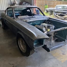 1967 Ford mustang fastback with 428 cobrajet engine