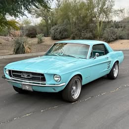 1967 Ford mustang coupe 4spd 289 Base