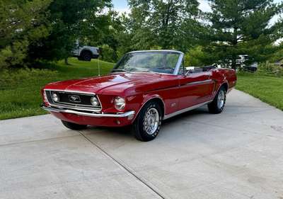 1968 Ford Mustang CONVERTIBLE GT J CODE 302 4V AUTO CONSOLE...