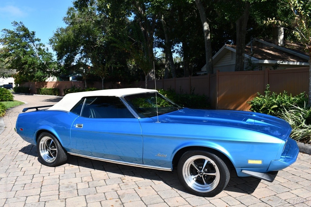 1973 Ford Mustang Convertible 4Speed 351 V8 Ram Air Hood...