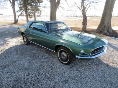 1969 Ford Mustang 1969 MUSTANG SILVER JADE 351 M CODE TIME...
