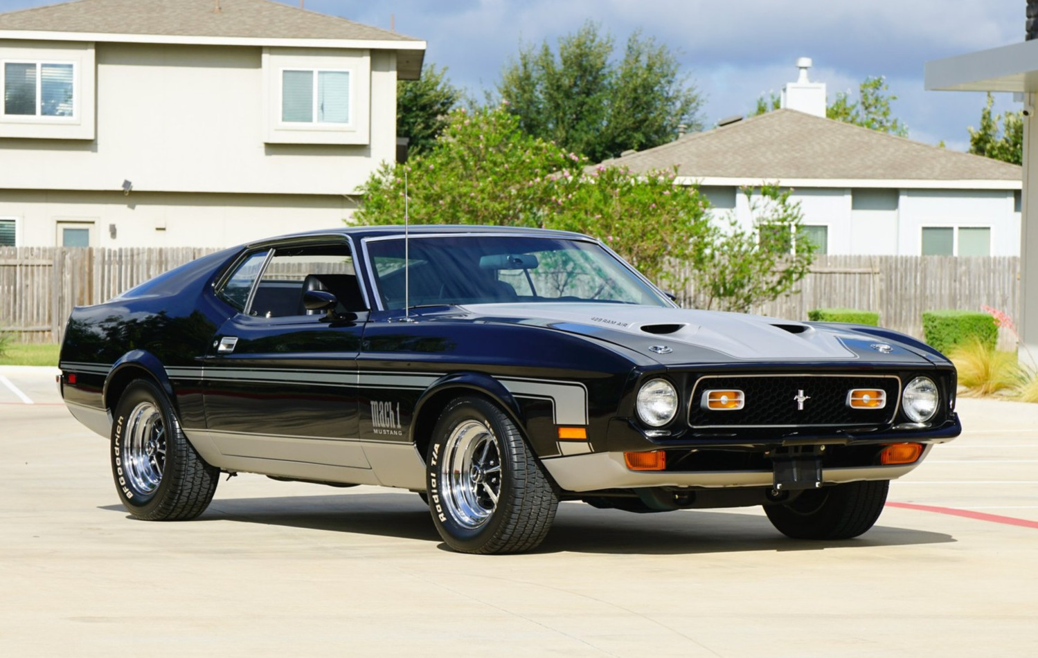 1971 Ford Mustang J-Code 429 Super Cobra Jet Ram Air Drag...