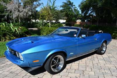 1973 Ford Mustang Convertible 4Speed 351 V8 Ram Air Hood...