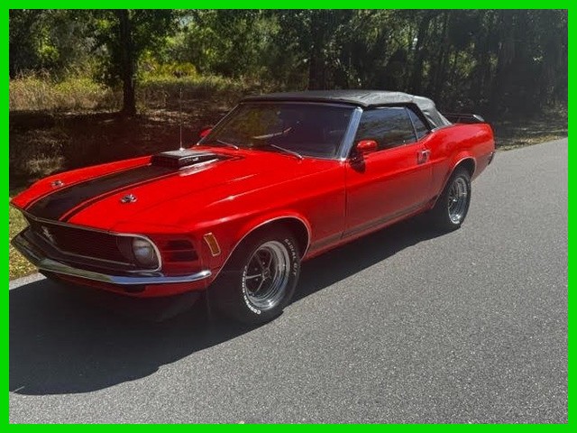 1970 Ford Mustang M Code Convertible Stock #444439
