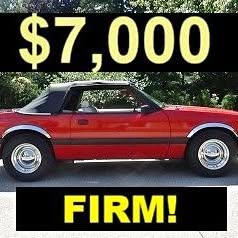 1986 Ford Mustang LX Convertible 2D