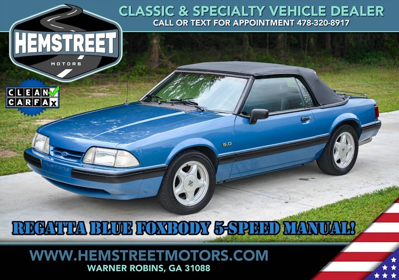 1989 Ford Mustang LX 5.0 2dr Convertible