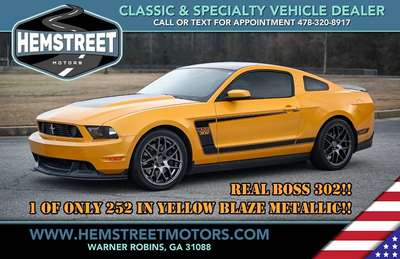 2012 Ford Mustang Boss 302 2dr Fastback