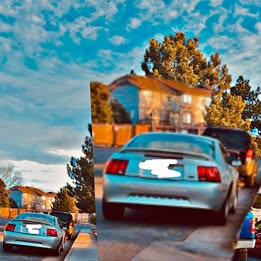 Silver Ford Mustang car 1999 v6