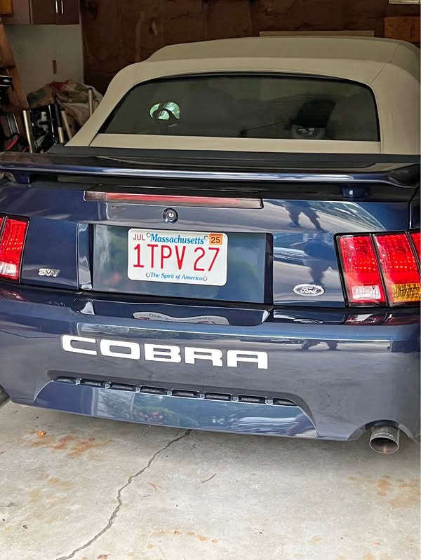 2001 Ford Mustang - Cobra Convertible 2D