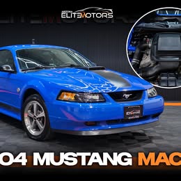2004 Ford Mustang Mach 1 Premium Coupe 2D