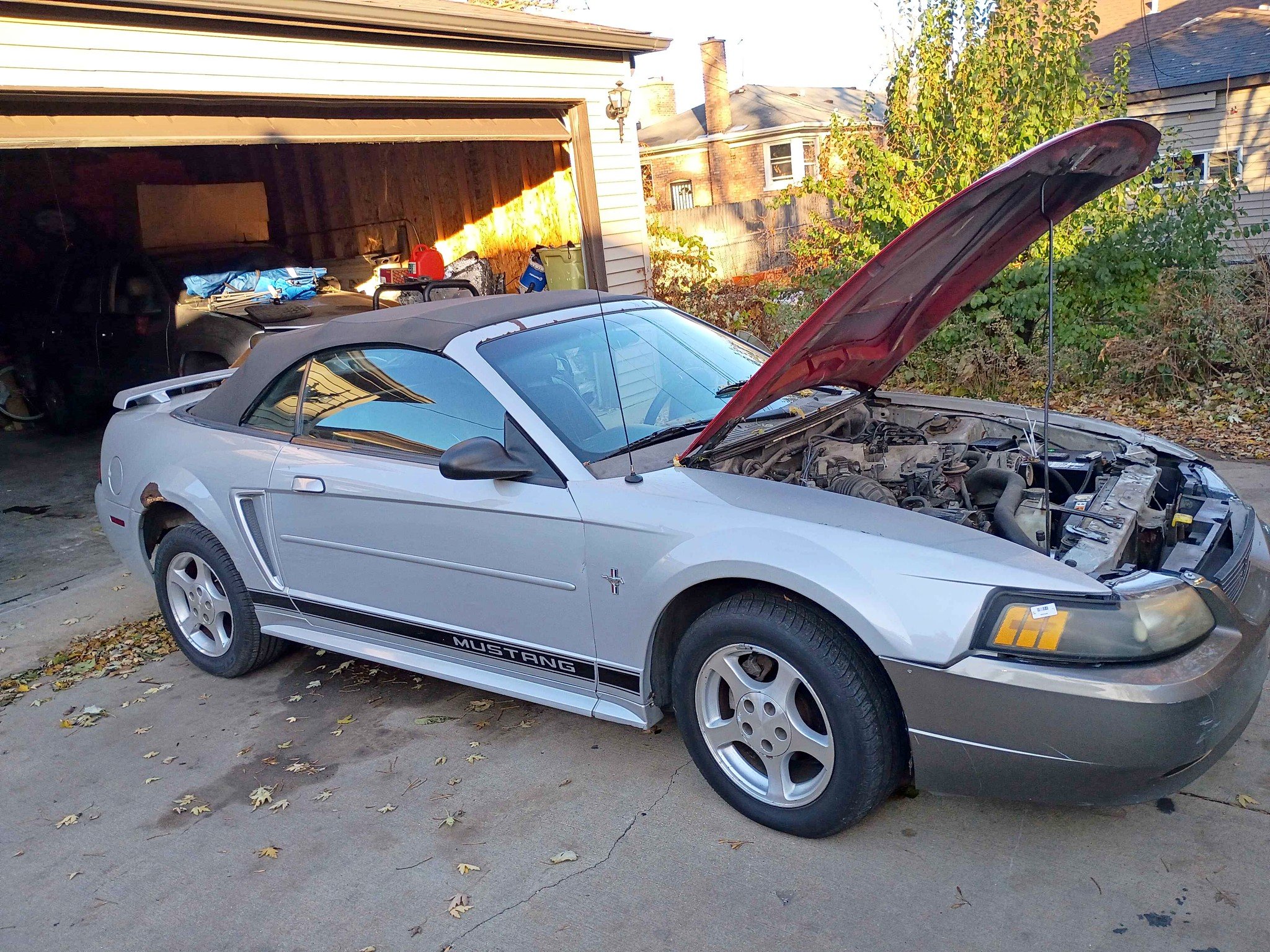 2002 Ford Mustang - Silver