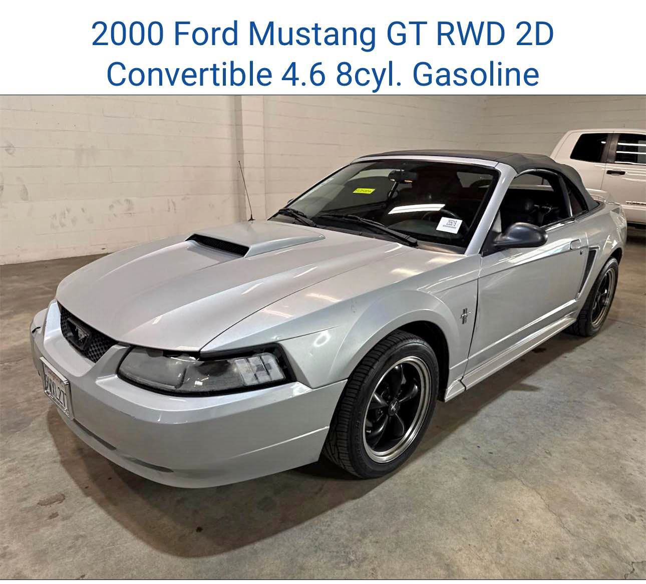 2000 Ford Mustang - GT Convertible 2D