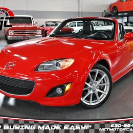 2012 Mazda mx-5 miata grand touring convertible 68k miles 2.0l i4 158hp in true red with black interior automatic
