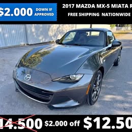 2017 MAZDA MX-5 MIATA RF LAUNCH EDITION SV CONVERTIBLE 2D