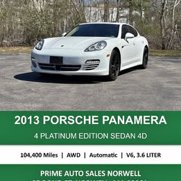 2013 Porsche Panamera