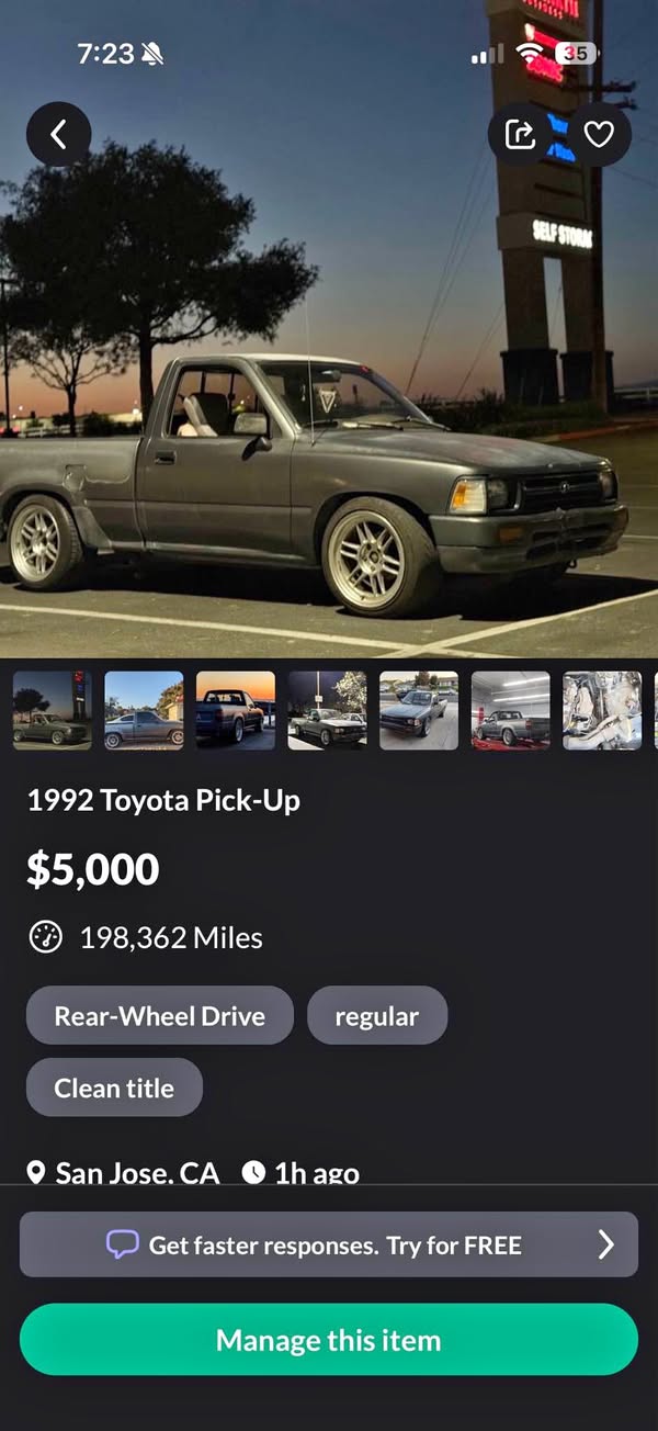 1992 Toyota Pickup