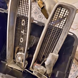 Trades! Make an offer! 1966 Pontiac GTO Front Grill, Gas Pedal, and Grill Lamps