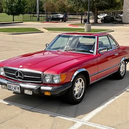 1984 Mercedes-Benz 380SL (R107) V8 Automatic Roadster in Signal Red
