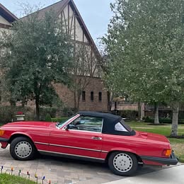1986 Mercedes-Benz 560sl R107 convertible 77k original miles PROJECT car Euro Model