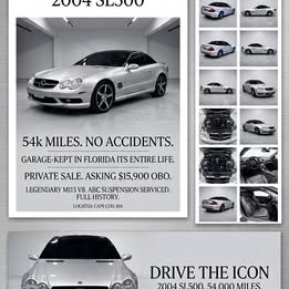 2004 Mercedes-Benz SL-Class - SL 500 Roadster 2D