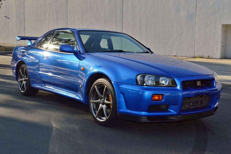1999 Nissan Skyline R34 GT-R \/ Bayside Blue \/ 27,289 Kilometers on the odometer \/ Original & Unmodified