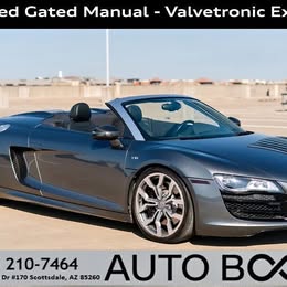 2011 Audi R8 - V10 Spyder 6-Speed Gated Manual