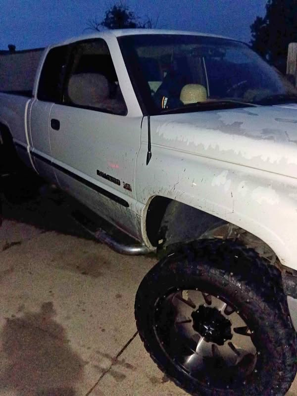 1999 Dodge Ram 2500 4x4 4 door, 6 inch body lift, brand new rims and tires, runs and drives great.