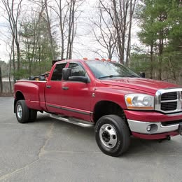 2006 Dodge Ram 3500 SLT Dually 4x4 24V Cummins Diesel Auto 1 Ton Fisher Plow