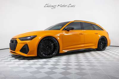 2022 Audi RS6 4.0T Quattro Rare Solar Orange Full PPF...