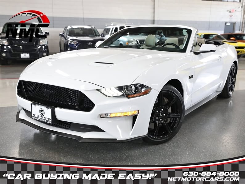 2019 Ford 2019 FORD MUSTANG GT PREMIUM CONVERTIBLE! ONLY 7K MILES! AUTOMATIC! NAVIGATION! CARFAX CERTIFIED! FINANCING AVAILABLE!