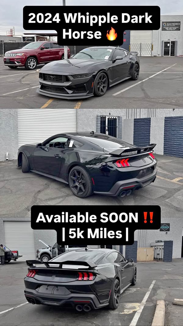 2024 Ford Mustang - Whipple Dark Horse