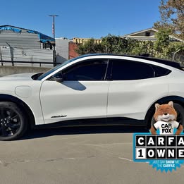 2023 Ford Mustang Mach E AWD Premium, ext battery, 1 own, 31k, warranty!