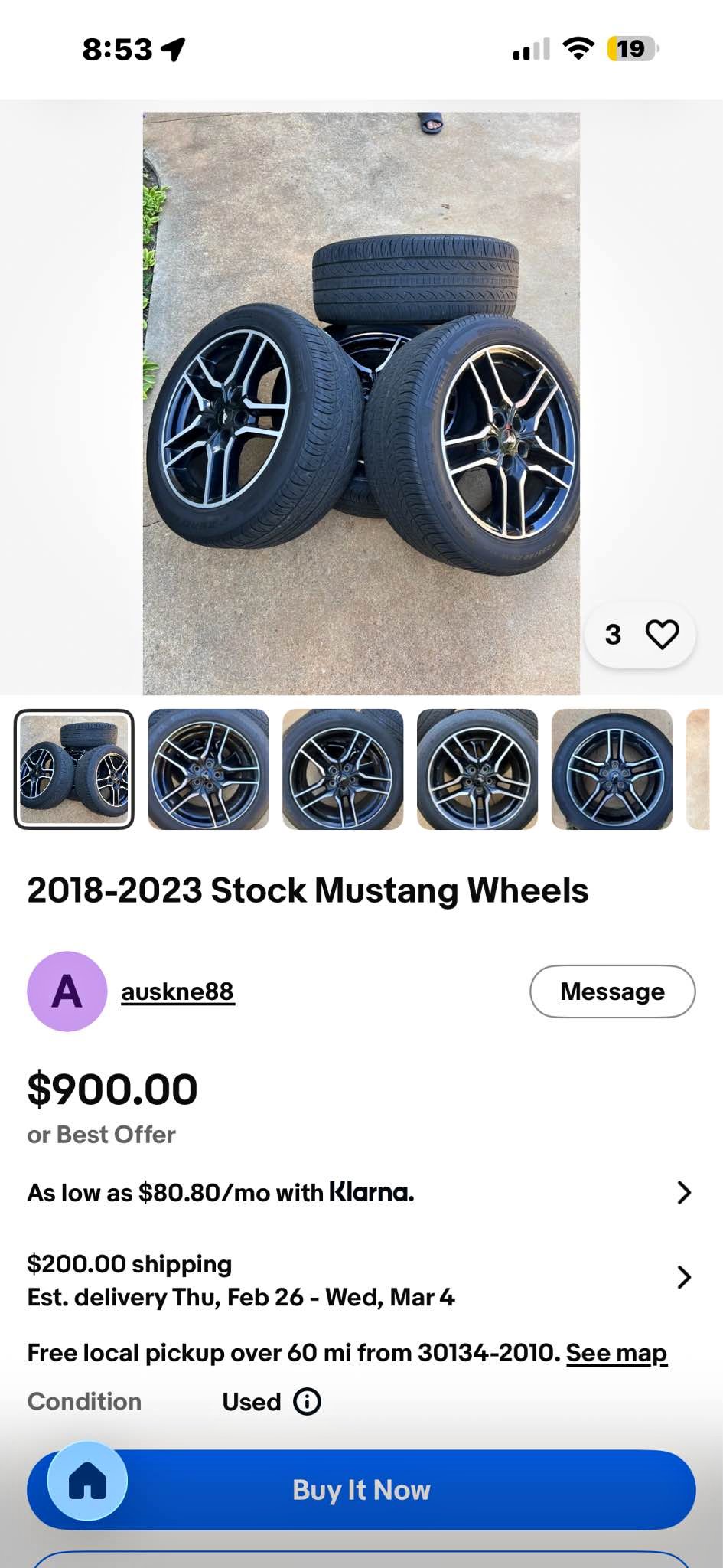 2019 Ford Mustang - EcoBoost Premium Convertible 2D