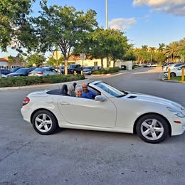 2007 Mercedes Benz 280 SLK, convertible, WHITE ON BEIGE, immaculate, low miles
