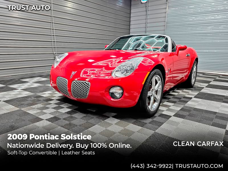 2009 Pontiac solstice soft-top convertible