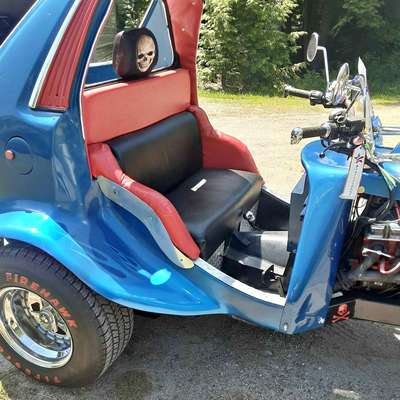 1981 Trike, Subaru Brat body home made trike, subaru brat tri