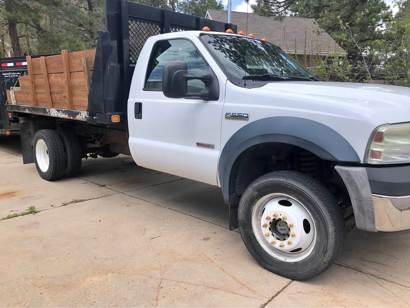 2007 Ford super duty diesel with dumpbed