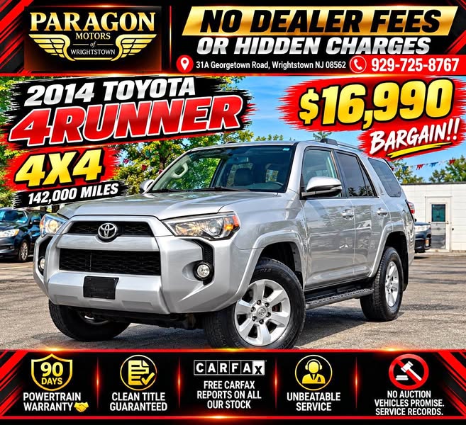 2014 Toyota 4Runner - SR5 Sport Utility 4D