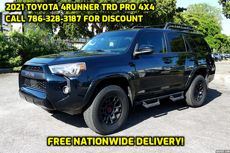 2021 Toyota 4Runner TRD Pro 4x4 🔥 FREE DELIVERY 🔥...