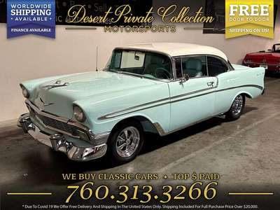 1956 Chevrolet Bel Air 6 Speed Manual 2 tone Hard Top