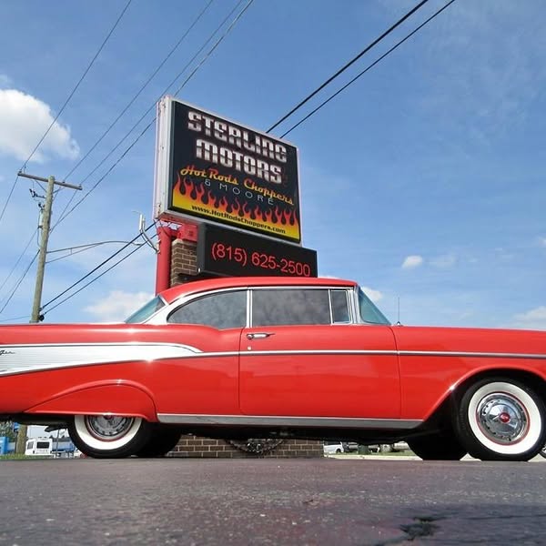 1957 Chevrolet Bel Air Sports Coupe Restored Continental Kit Matador Red 350Ci V8 &T350 Installed Original 283ci V8 & Powerglide Included \u2013 Only $64,900!