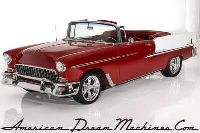 1955 Chevrolet Bel Air/150/210 Ruby Red Metallic 327, Auto...