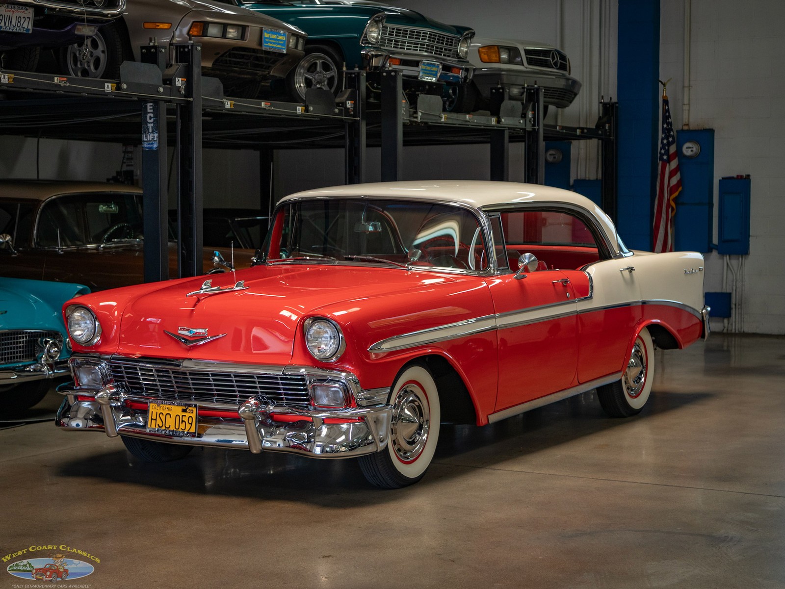 1956 Chevrolet Bel Air 4 Door Sports Sedan