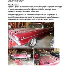 1957 Chevrolet bel air 2 door hardtop