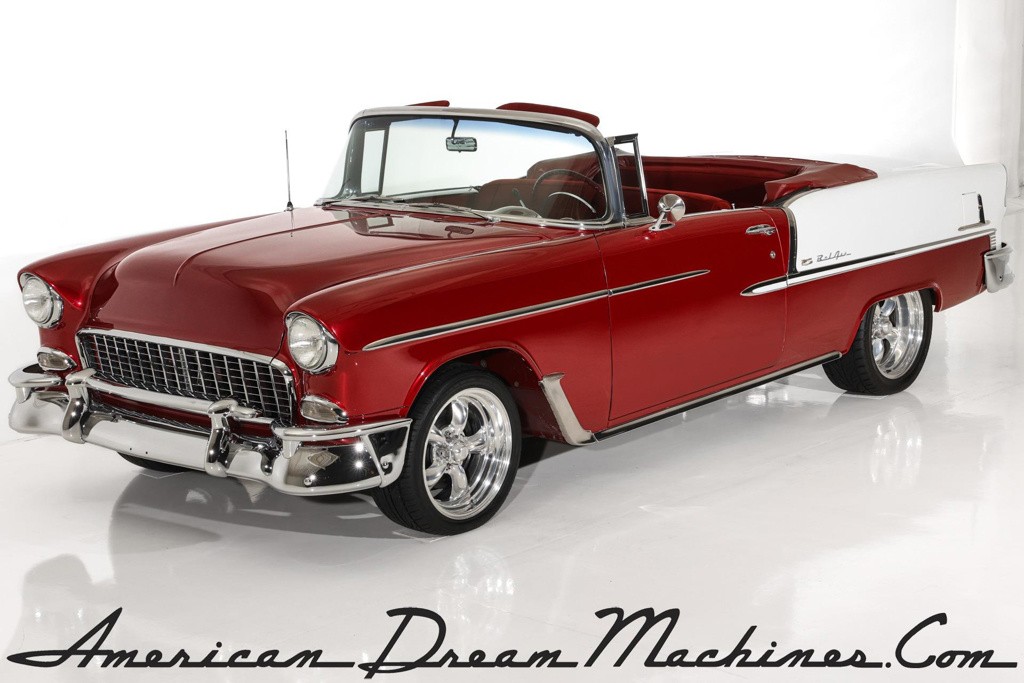 1955 Chevrolet Bel Air/150/210 Ruby Red Metallic 327, Auto...