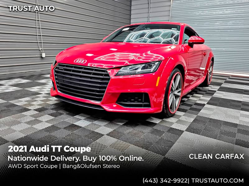 2021 Audi tt coupe 45 tfsi quattro awd coupe